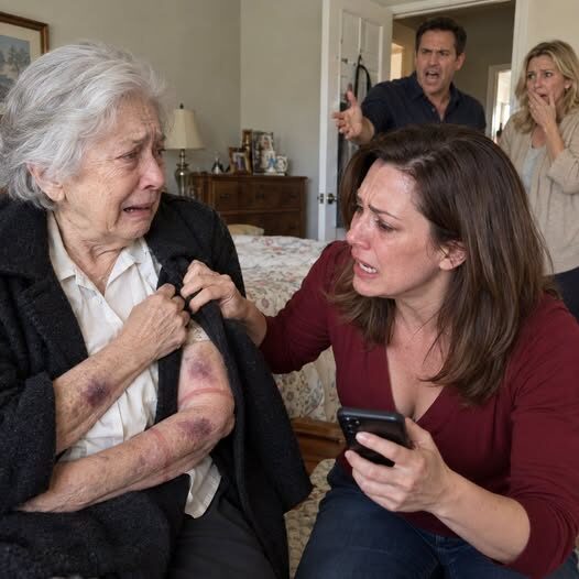 I Just Wanted To Help My Elderly Mom Take A Bath, But Her Terrified Reaction Revealed A Dark Truth!