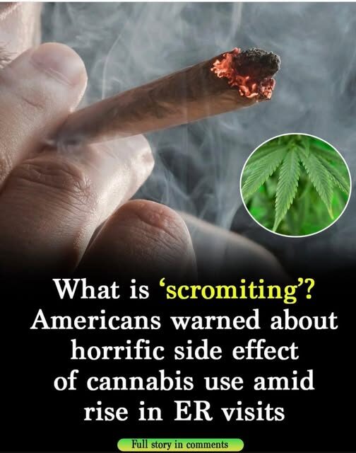 What Is ‘Scromiting’? U.S. Citizens Warned About Terrifying Cannabis Side Effect